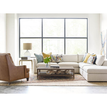 Massoud Furniture Zoe Sectional With Ottoman