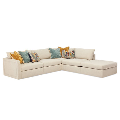 Massoud Furniture Zoe Sectional With Ottoman