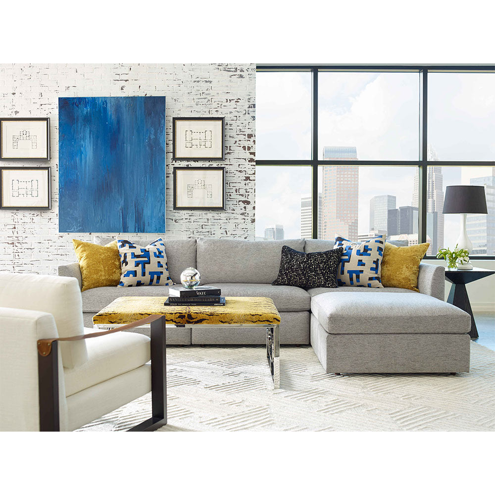 Massoud Furniture Zoe Sectional With Ottoman
