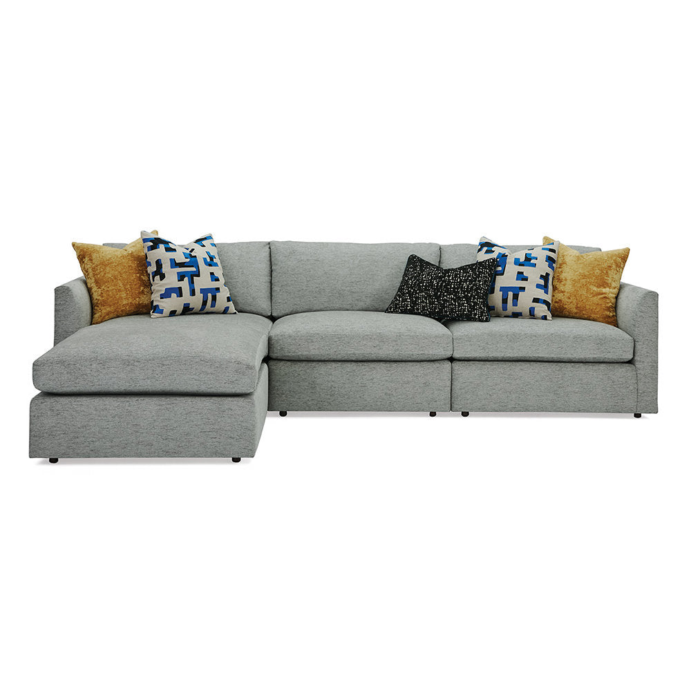 Massoud Furniture Zoe Sectional With Ottoman