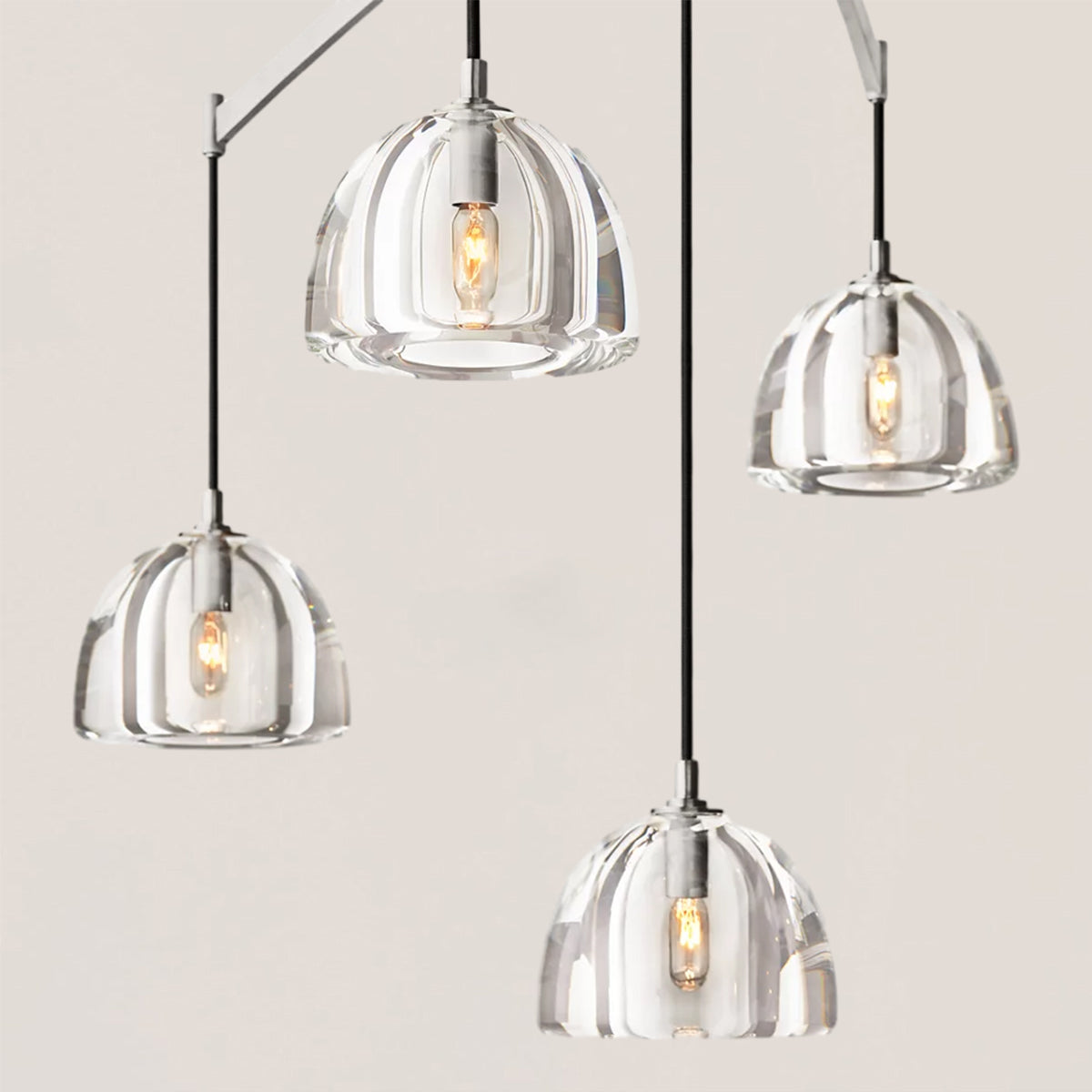 Hemisphere Linear Chandelier