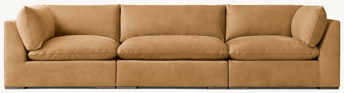 Costera Modular Leather 3-Piece Sofa