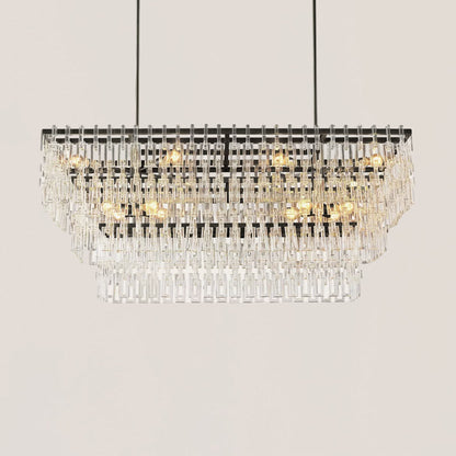 Marignan 3/4-Tier Rectangular Chandelier