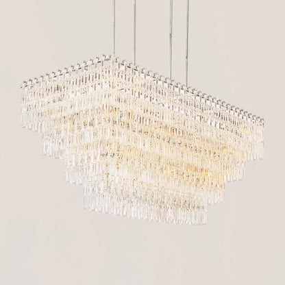 Marignan 3/4-Tier Rectangular Chandelier