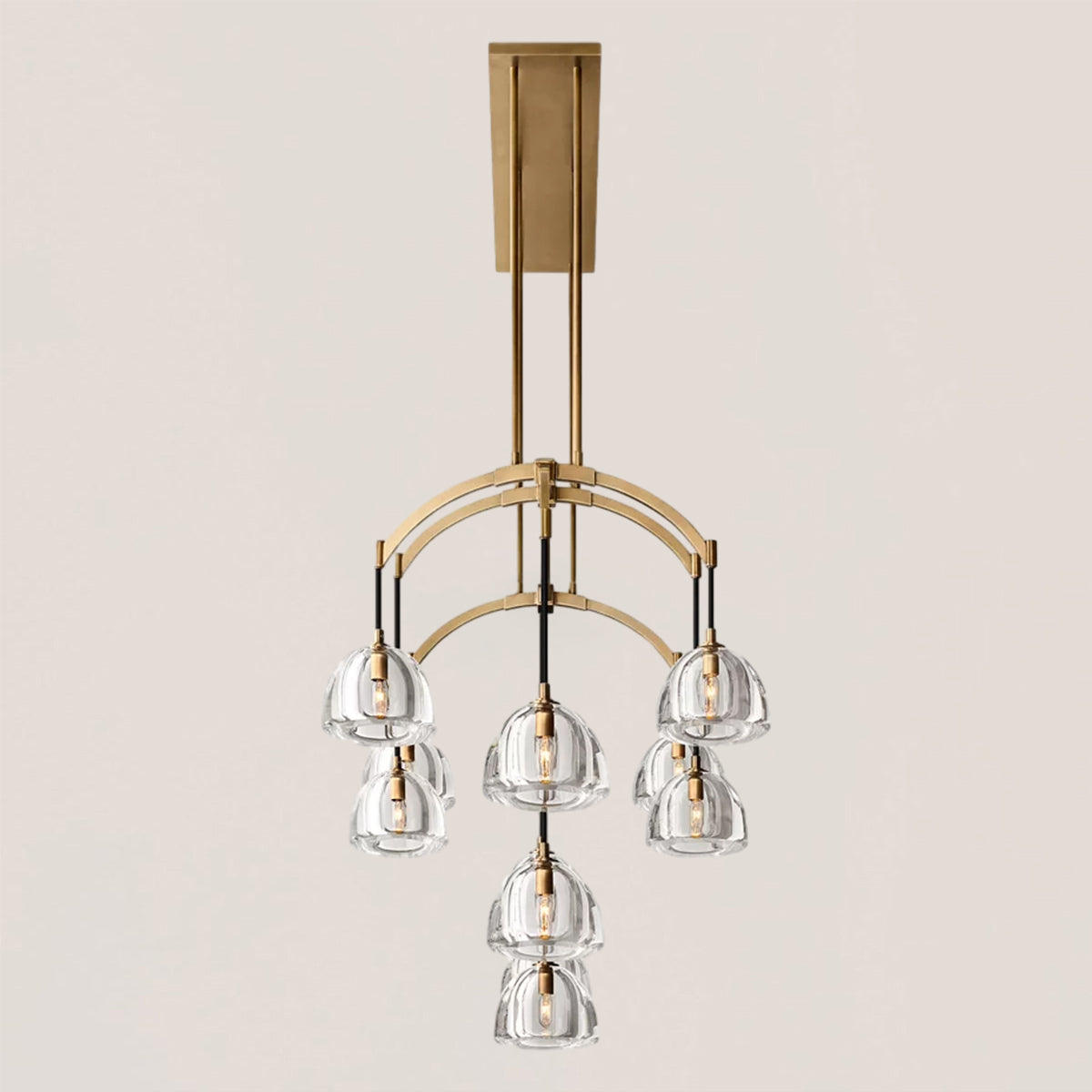 Hemisphere Linear Chandelier