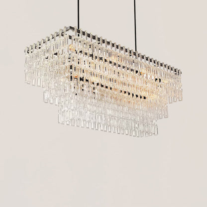 Marignan 3/4-Tier Rectangular Chandelier