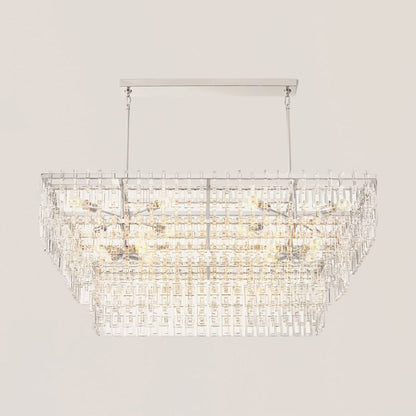 Marignan 3/4-Tier Rectangular Chandelier