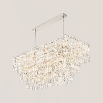 Marignan 3/4-Tier Rectangular Chandelier