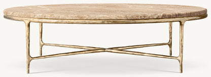 Thaddeus Marble Round Coffee Table