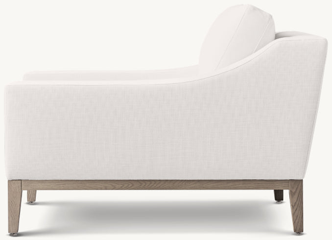 Italia Slope Arm Chair - Oak Base