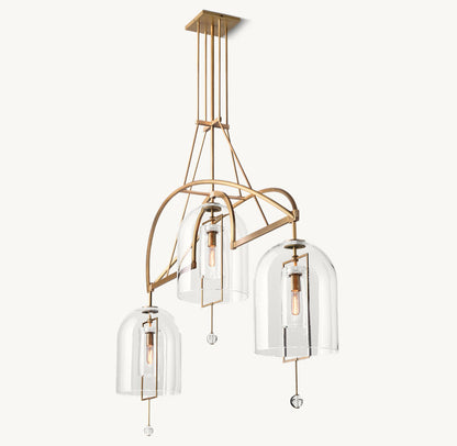 Fulcrum Grand Linear Chandelier 73"