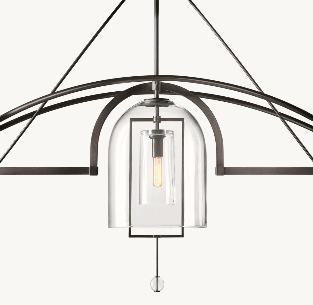 Fulcrum Grand Linear Chandelier 73"