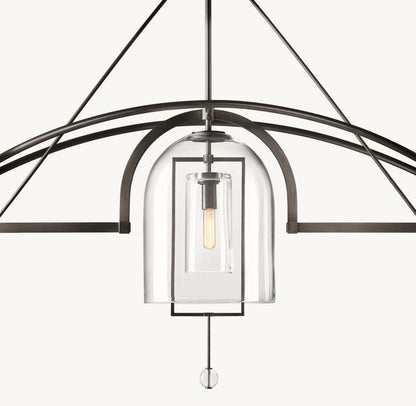 Fulcrum Grand Linear Chandelier 73"