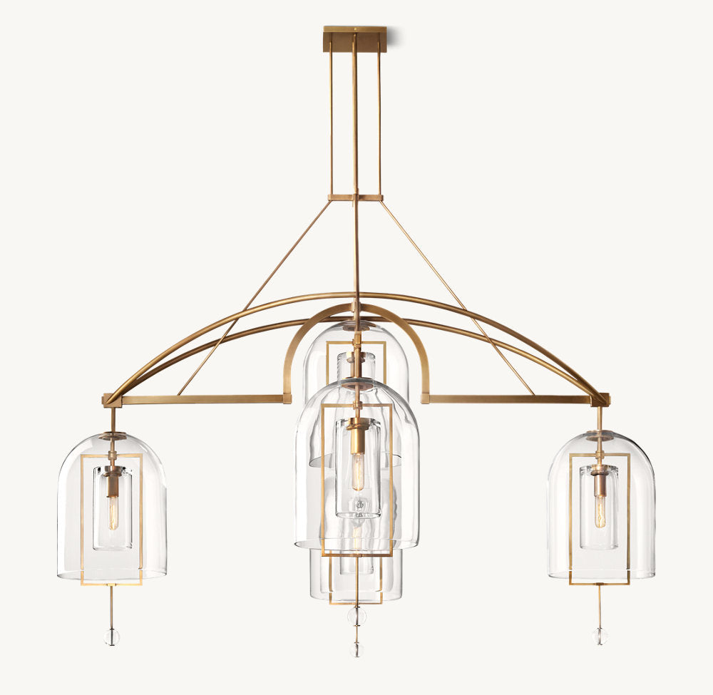 Fulcrum Round Grand Chandelier 73"