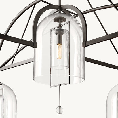 Fulcrum Round Grand Chandelier 73"