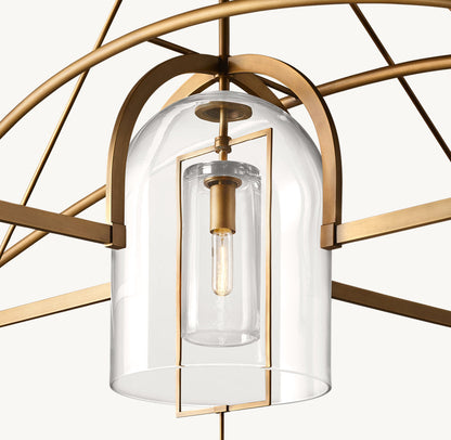Fulcrum Round Grand Chandelier 85"