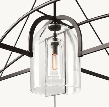 Fulcrum Round Grand Chandelier 85"