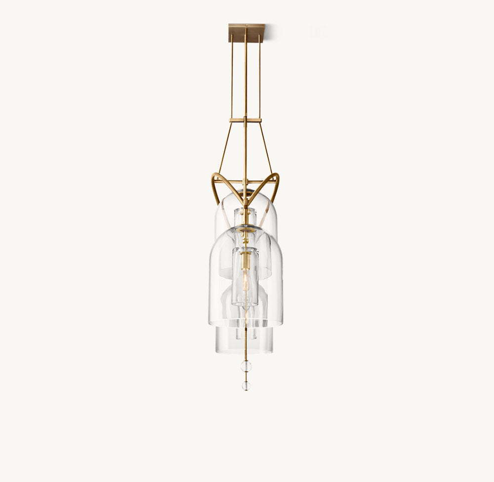 Fulcrum Grand Linear Chandelier 61"