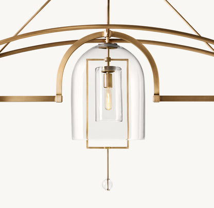 Fulcrum Grand Linear Chandelier 85"