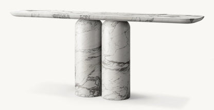 Cupola Carved Console Table
