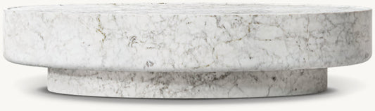 Vitolo Carved Oval Coffee Table