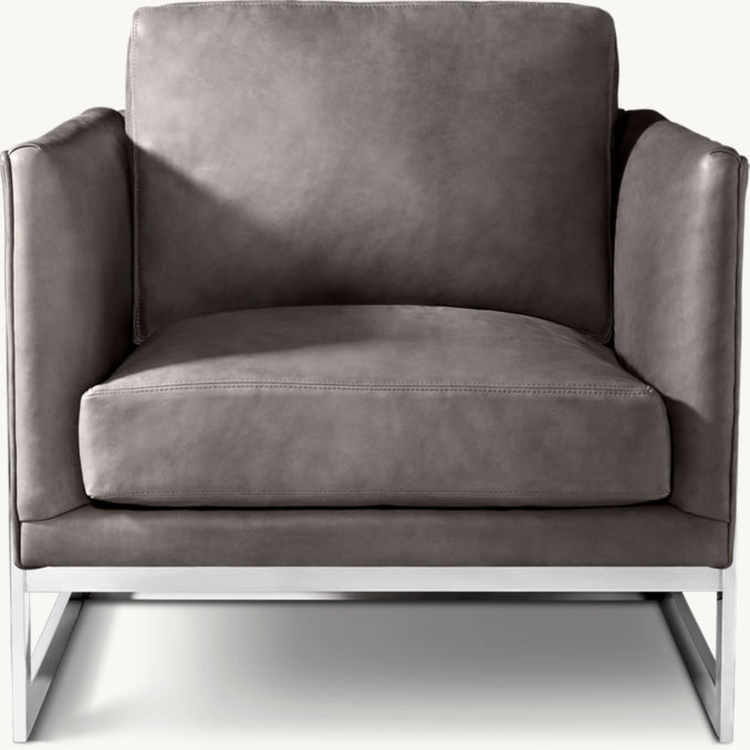 Milo Baughman Model #3426 Leather Chair, 1968
