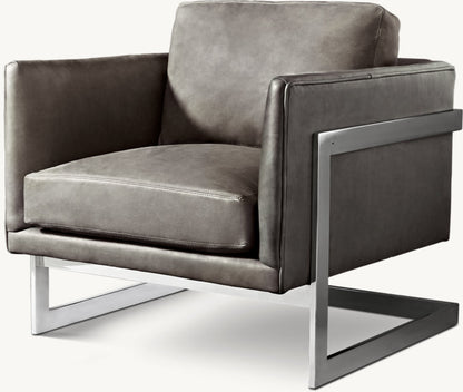 Milo Baughman Model #3426 Leather Chair, 1968