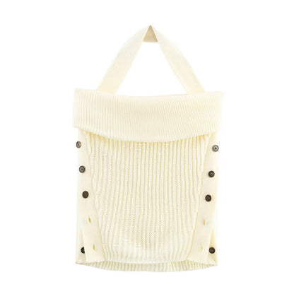 Selene Knit Backless Sling Top